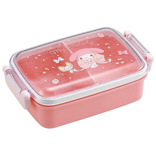 マイメロディ ランチボックス 弁当箱 抗菌 食洗機対応 ふわっとフタタイト 角型 ビッグリボン スケーター拍卖