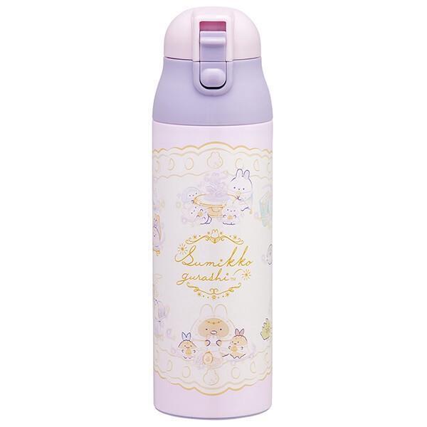すみっコぐらし 水筒 500ml マグボトル 保温 保冷 ステンレス ロック付 ワンプッシュうさぎのふしぎなおまじない スケーター拍卖