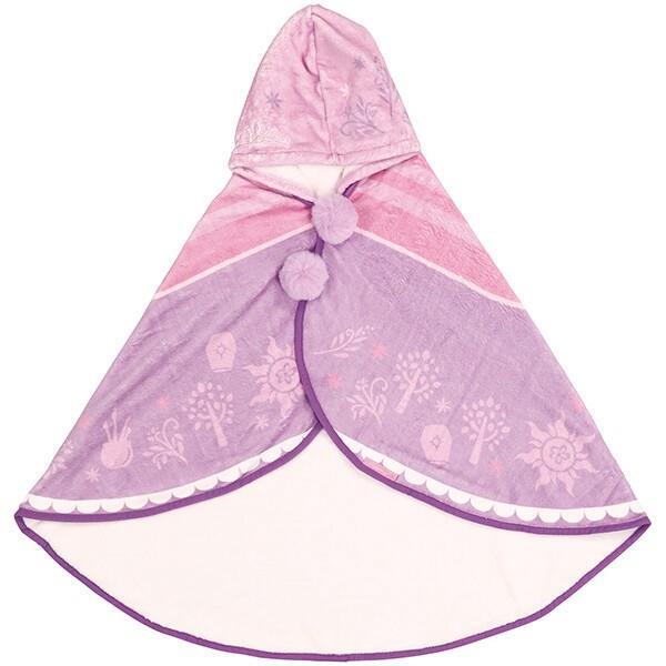 ラプンツェル 吸水速乾 フード付バスポンチョ バスタオル マイクロファイバー ディズニー スケーター拍卖