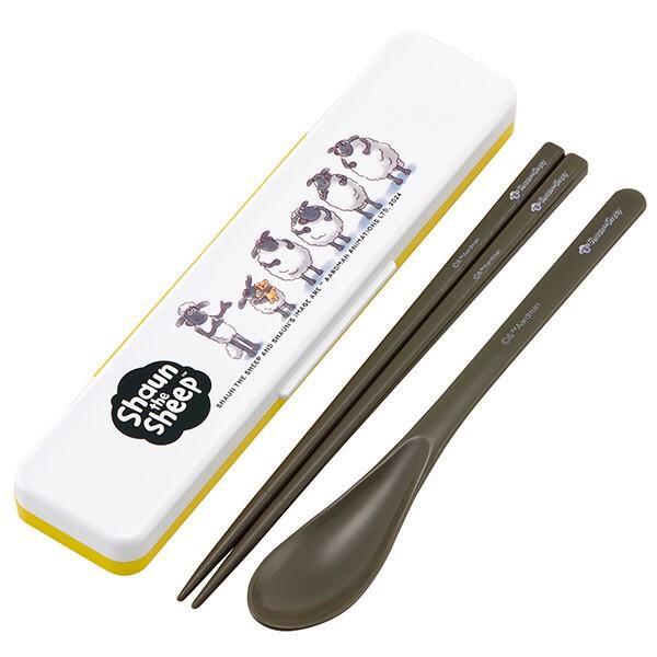 ひつじのショーン 音のならないコンビセット 箸 スプーン カトラリーセット 抗菌 スケーター拍卖