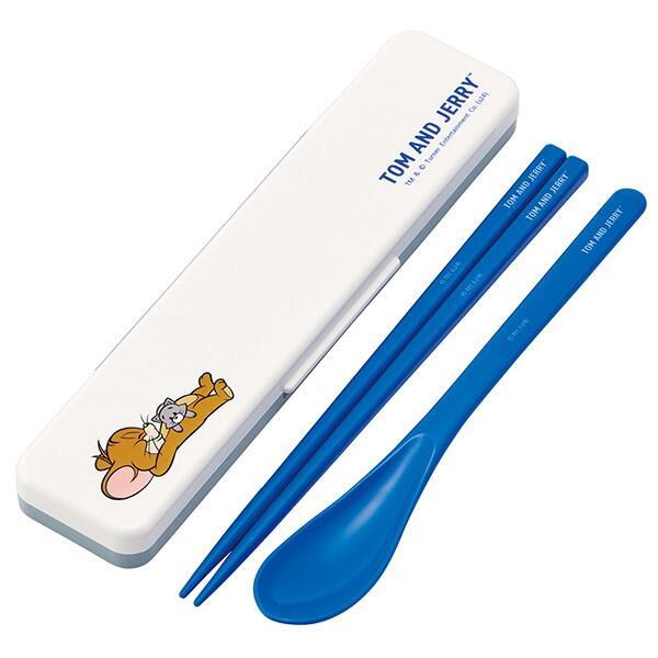 トムとジェリー 音のならないコンビセット 箸 スプーン カトラリー 抗菌 おひるね スケーター拍卖