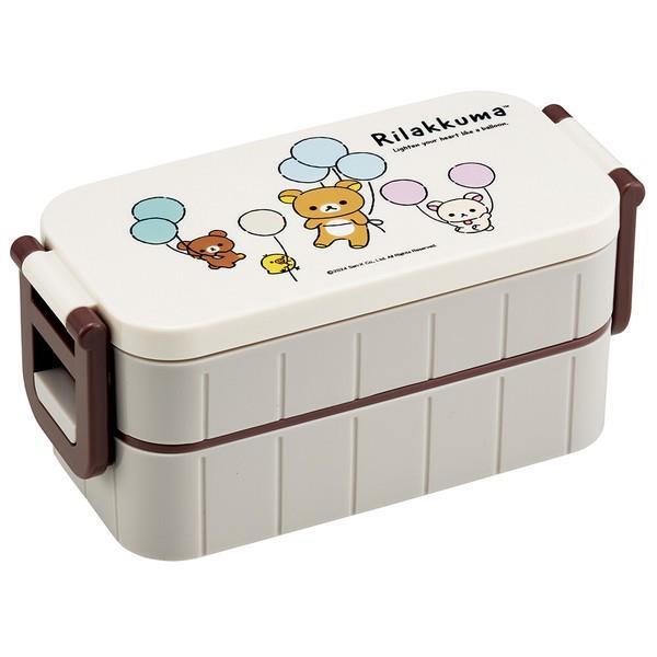 リラックマ ランチボックス 弁当箱 2段 抗菌 ふわっと風船 スケーター拍卖