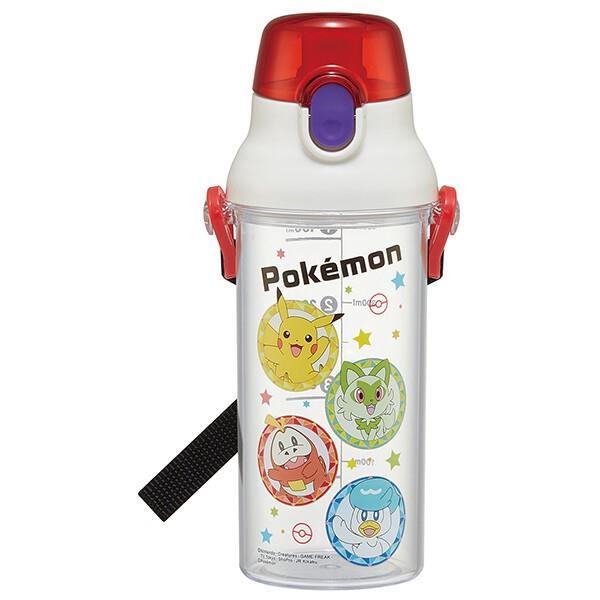 ポケットモンスター ドリンクマーカーボトル 水筒 480ml メモリ付き クリア 透明 子供 子ども キッズ キャラクター スケーター拍卖
