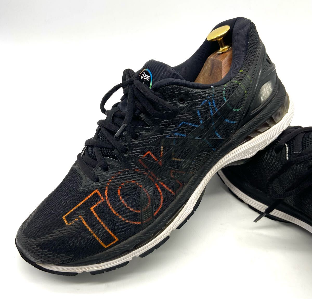 【アシックス/ゲル-ニンバス20/TOKYOマラソン2018開催記念】高級ランニングシューズ!ブラック/jp28cm!衝撃プライス!入手困難!4/18拍卖