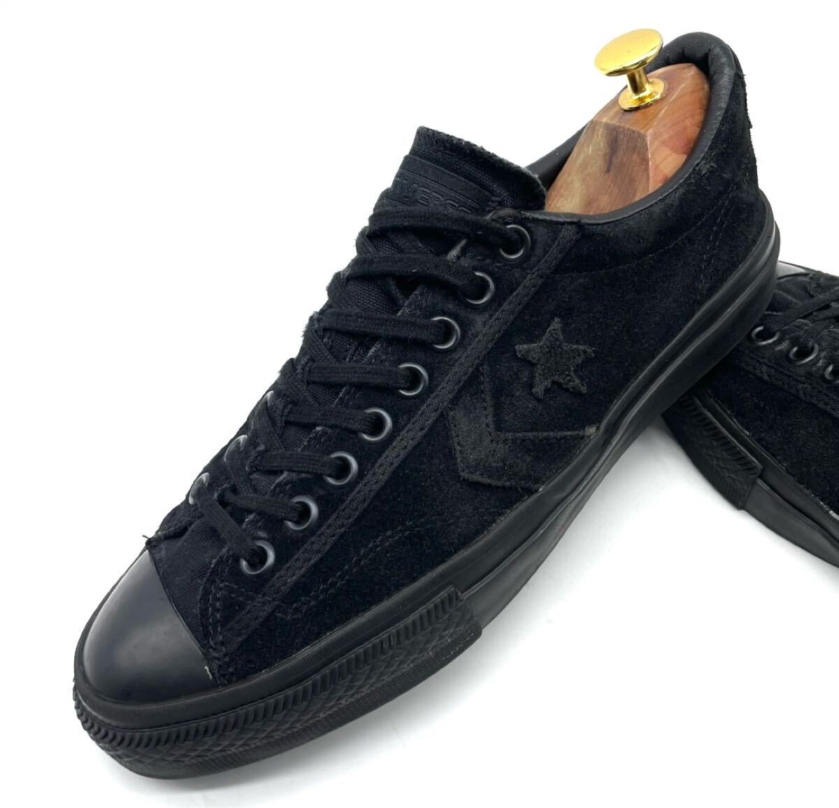 【コンバース/ブレイクスタースケートオックスプラス】高級スエードスニーカー!黒/jp27.5cm!衝撃プライス!ヴィンテージ代表作復刻!4/8拍卖