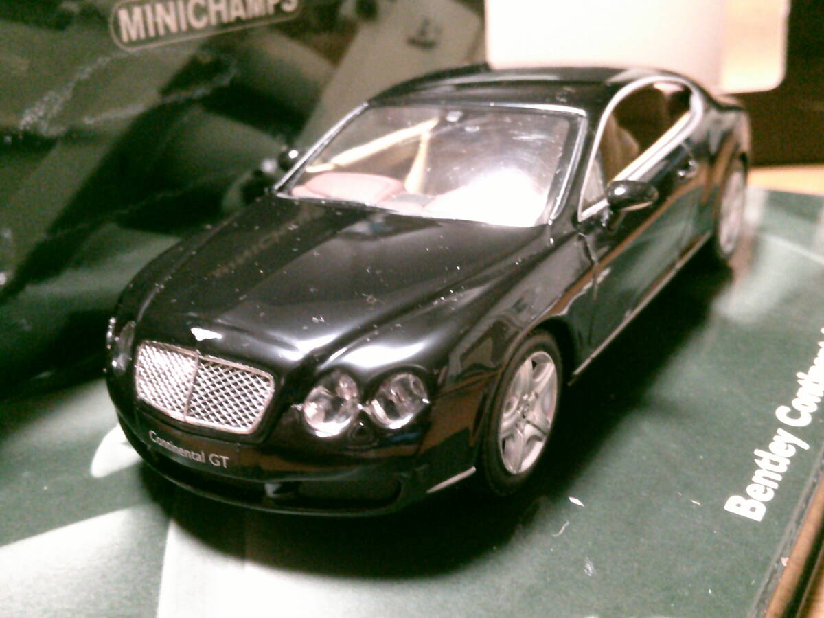 ミニチャンプス 1/43 「 ベントレー コンチネンタル GT 」 ブラック ・送料 500円(レターパック発送)拍卖