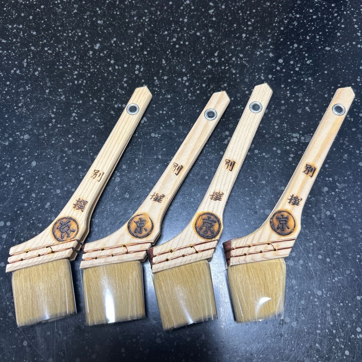 白毛 別撰 長毛刷毛 50mm 4本 数量有り拍卖