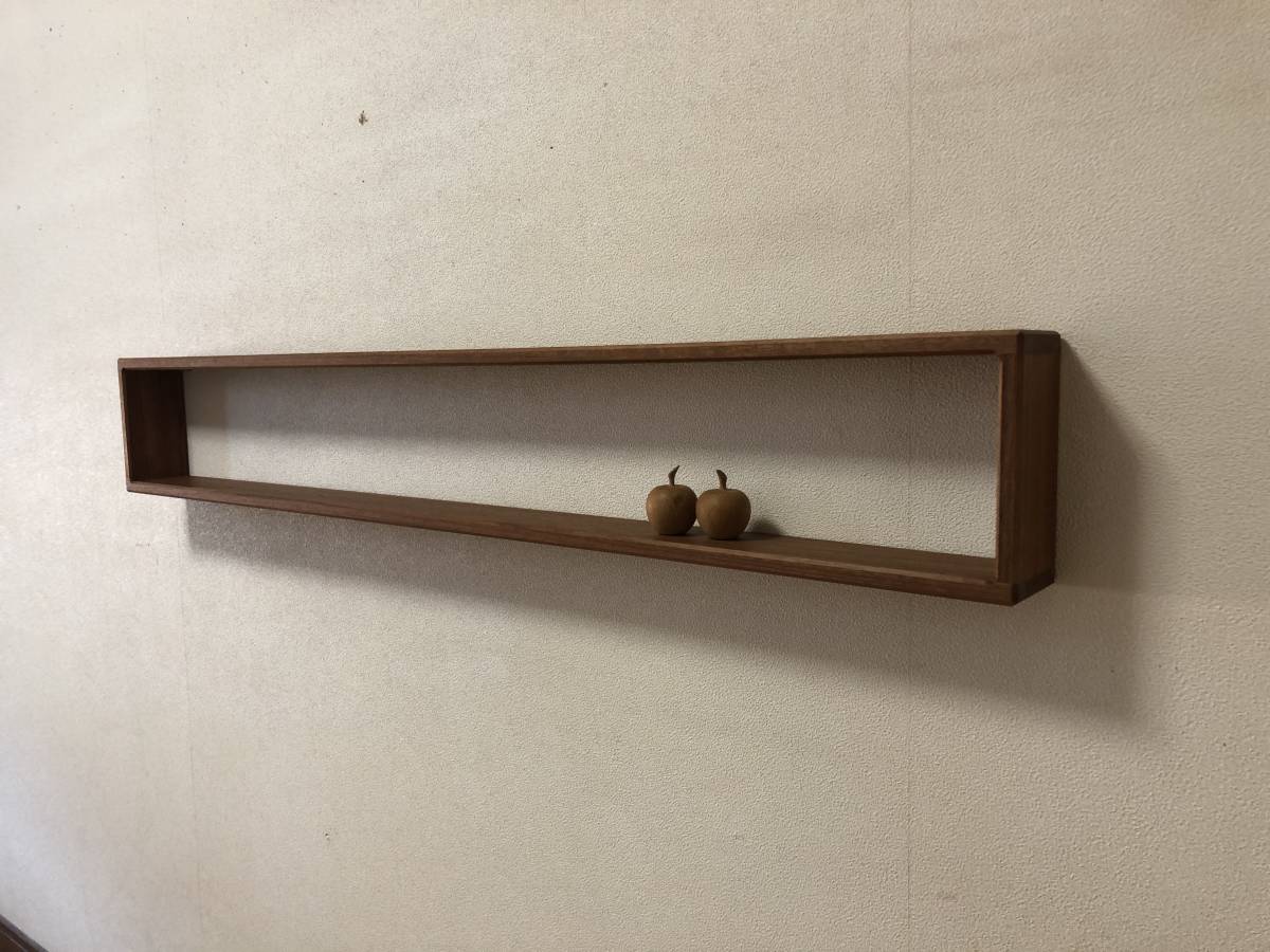 天然木のオーダー飾り棚 ラワン材 南洋材 ハンドメイド拍卖