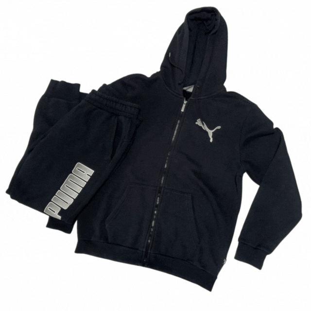 プーマ セットアップ 上下 フード パーカー スウェット トレーナー スポーツ PUMA 裏起毛 ダンス ブラック ストリート 雅瀬1400拍卖