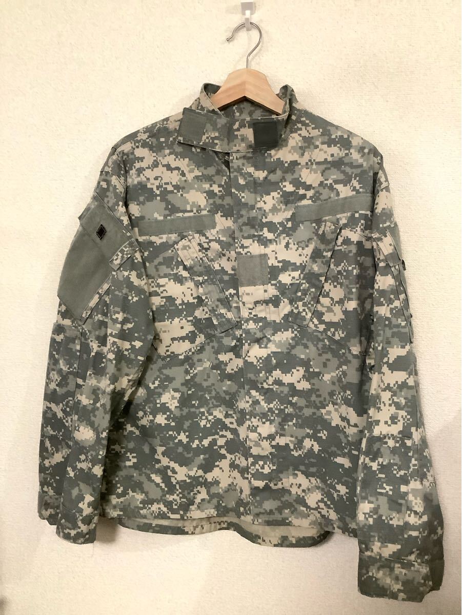 US ARMY COMBAT UNIFORM コンバットユニフォーム デジタルカモフラージュ ミリタリージャケット 実物 サバゲー 古着 M拍卖