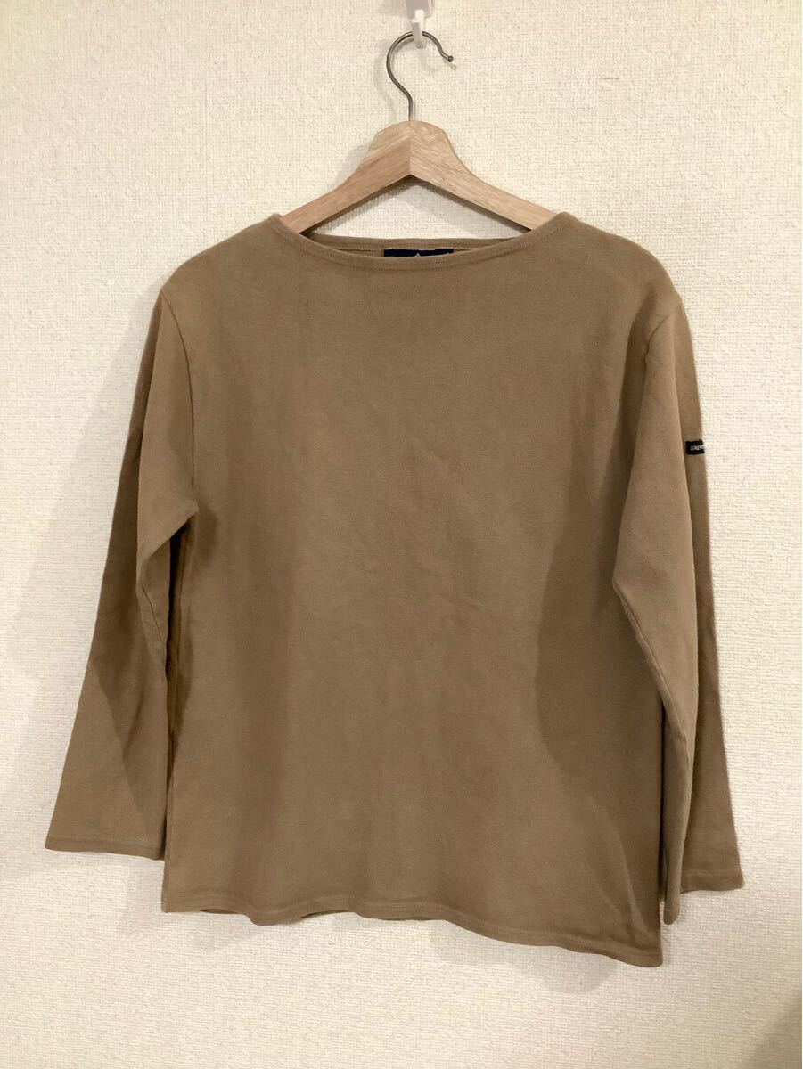 SAINT JAMES セントジェームス ボートネック 長袖Tシャツ カットソー トップス ライトブラウン セレクト メンズ 古着拍卖