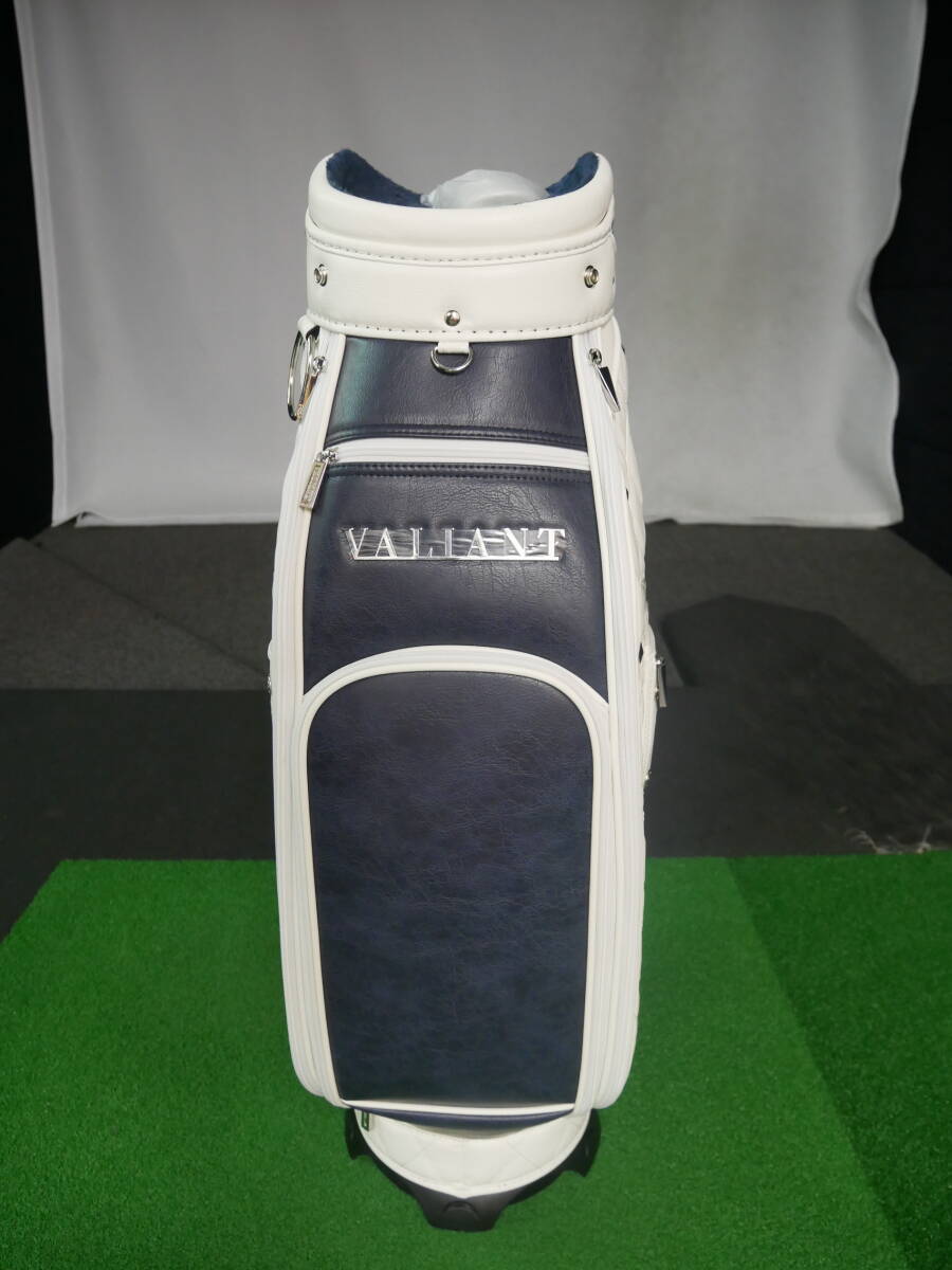 ●新品●VALIANT●VAE-003CB●ホワイト×ネイビー●キャディバック拍卖