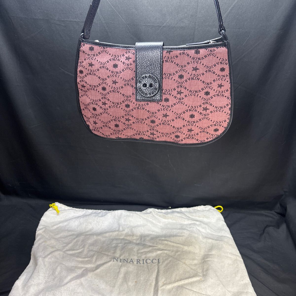 H155 NINA RICCI ニナリッチ レディース ハンドバッグ カジュアル ピンク系拍卖