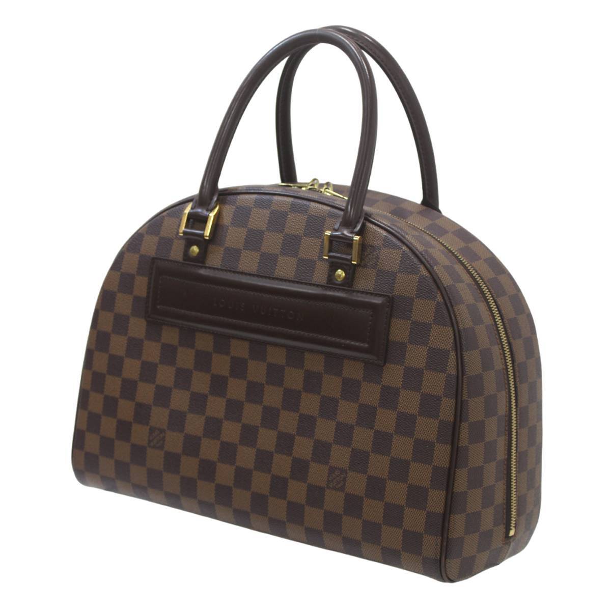 LOUIS VUITTON/ルイヴィトン ノリータ ハンドバッグ ダミエ エベヌ N41455 SP0032 保存袋 IS Bランク拍卖
