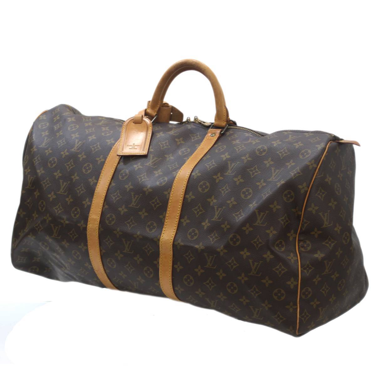 LOUIS VUITTON/ルイヴィトン キーポル60 ボストンバッグ モノグラム モノグラム M41412 8907 ポワニエ、ネームタグ IS Bランク拍卖