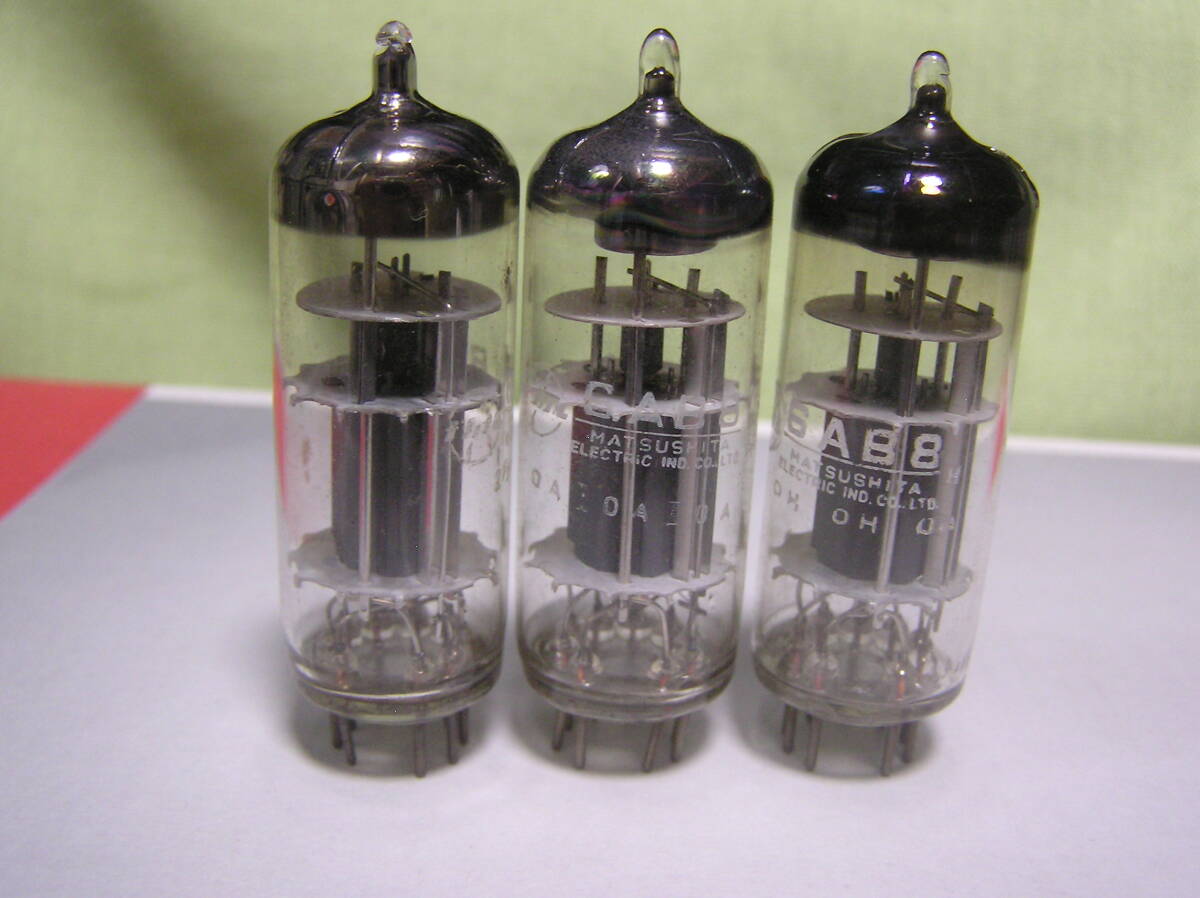 中古真空管 6AB8 音声出主力複合管 3本set拍卖