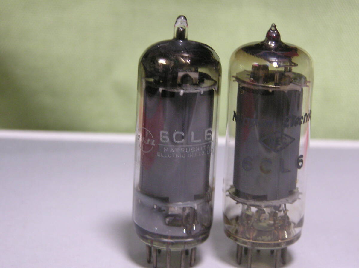 中古真空管 6CL6 2本/set  出力増幅管拍卖