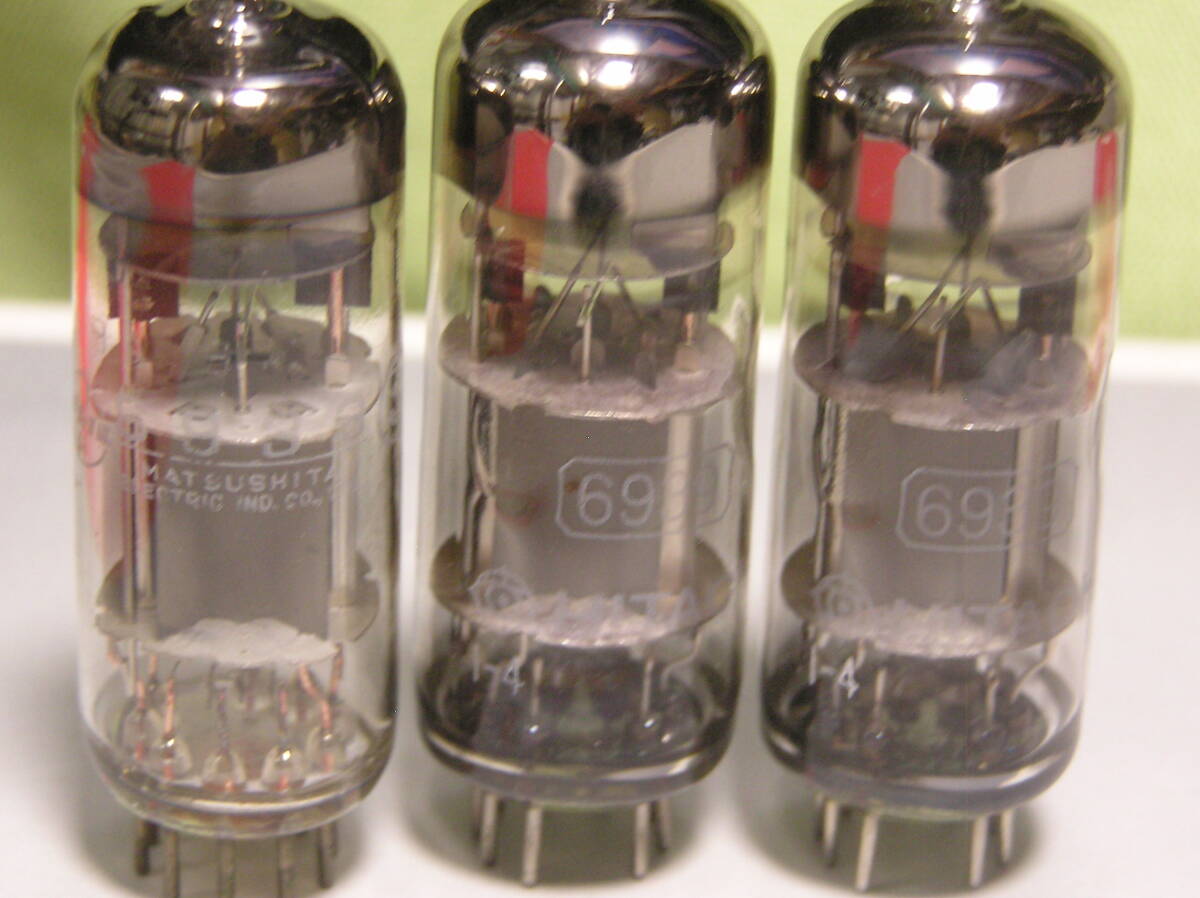 中古真空管 送信管 6939 3本/set拍卖