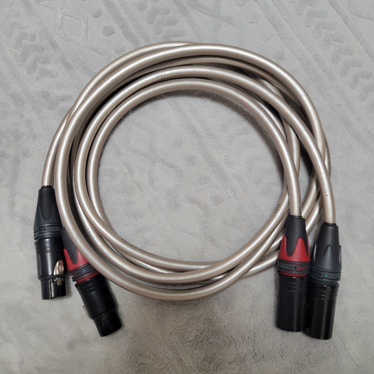 即決 LINN SI12/B XLRケーブル 1.2M ペア 2本セット Balanced Silver Interconnect ■送料230円~拍卖