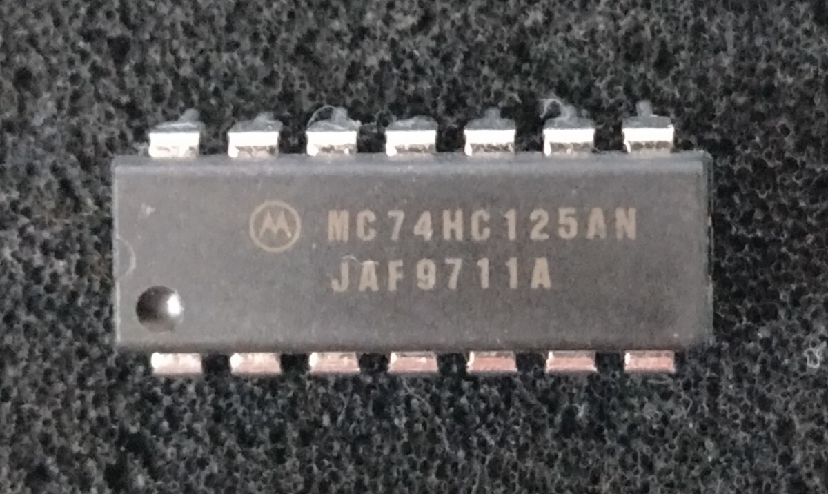 MC74HC125AN モトローラ製 4回路スリーステートバッファ 高速 CMOS IC(計10個セット) 拍卖