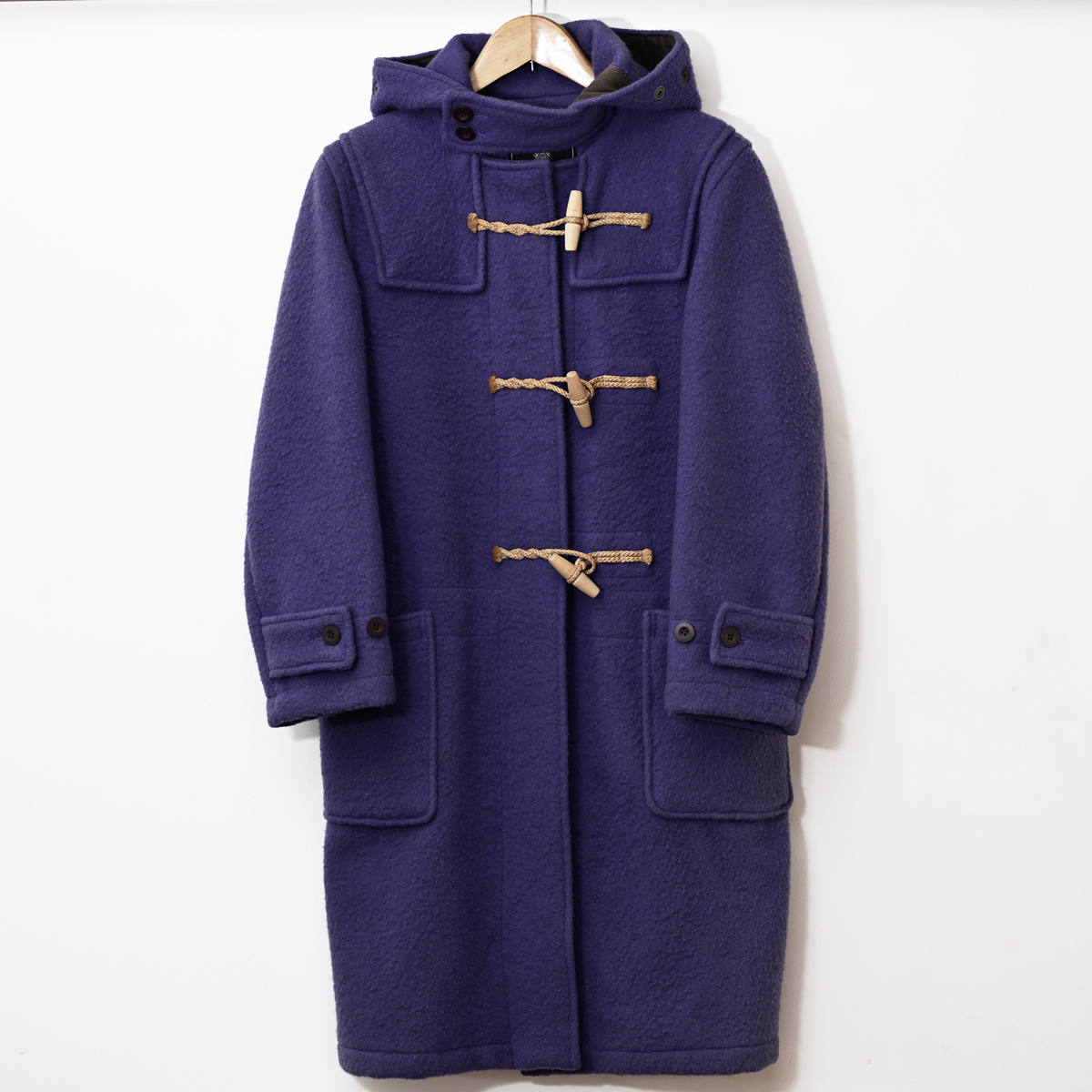 希少色 Gloverall MONTY ダッフルコート パープル サイズS相当 英国製 / グローバーオール モンティ ヴィンテージ 00s 90s レディース拍卖