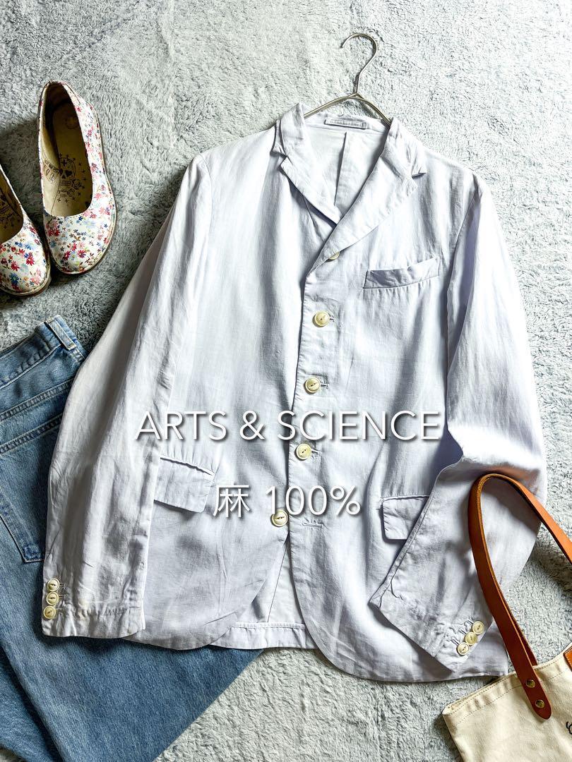 【ARTS&SCIENCE】リネン100% 4B テーラードジャケット 2拍卖