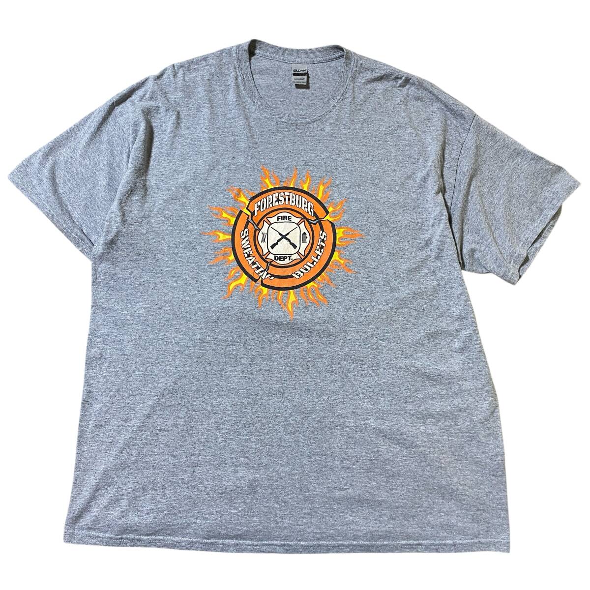 アメリカ古着 射撃大会 イベント 半袖 Tシャツ プリント US古着 クルーネック 2XL ビッグサイズ 【I1563】拍卖