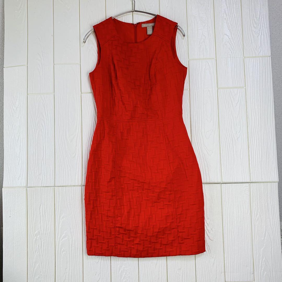 赤いノースリーブミニワンピース 80cm BANANA REPUBLIC拍卖