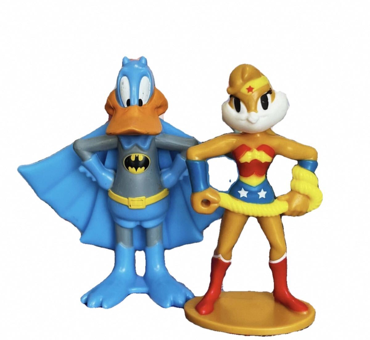 当時物 ダフィダック アメコミコスプレフィギュア バーガーキング ワーナー100周年 ルーニー・テューンズ ダフィー・ダック asバットダック拍卖