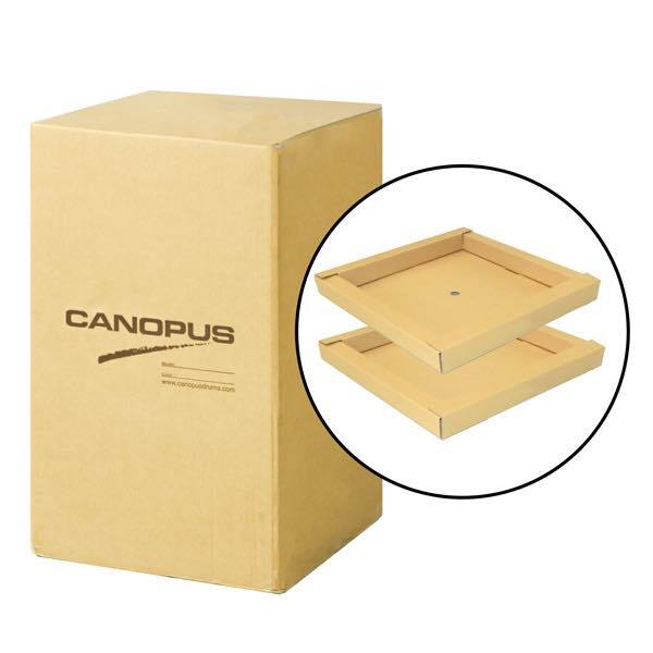 CANOPUS ドラム用梱包材「EASY PACK」10&13タムタム用(外箱×1 & PAD段ボール×2)拍卖