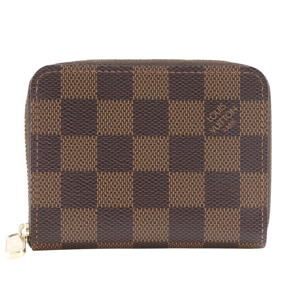 LOUIS VUITTON ルイ・ヴィトン ジッピーコインパース N63070 TS1107 コインケース ダミエキャンバス 茶 ユニセックス【H130425510】中古拍卖