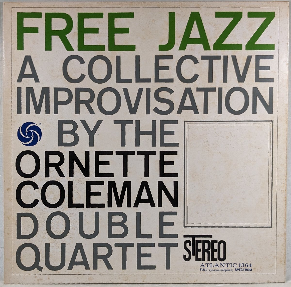 中古LP「FREE JAZZ / フリー・ジャズ」THE ORNETTE COLEMAN DOUBLE QUARTET / オーネット・コールマン・ダブル・カルテット拍卖