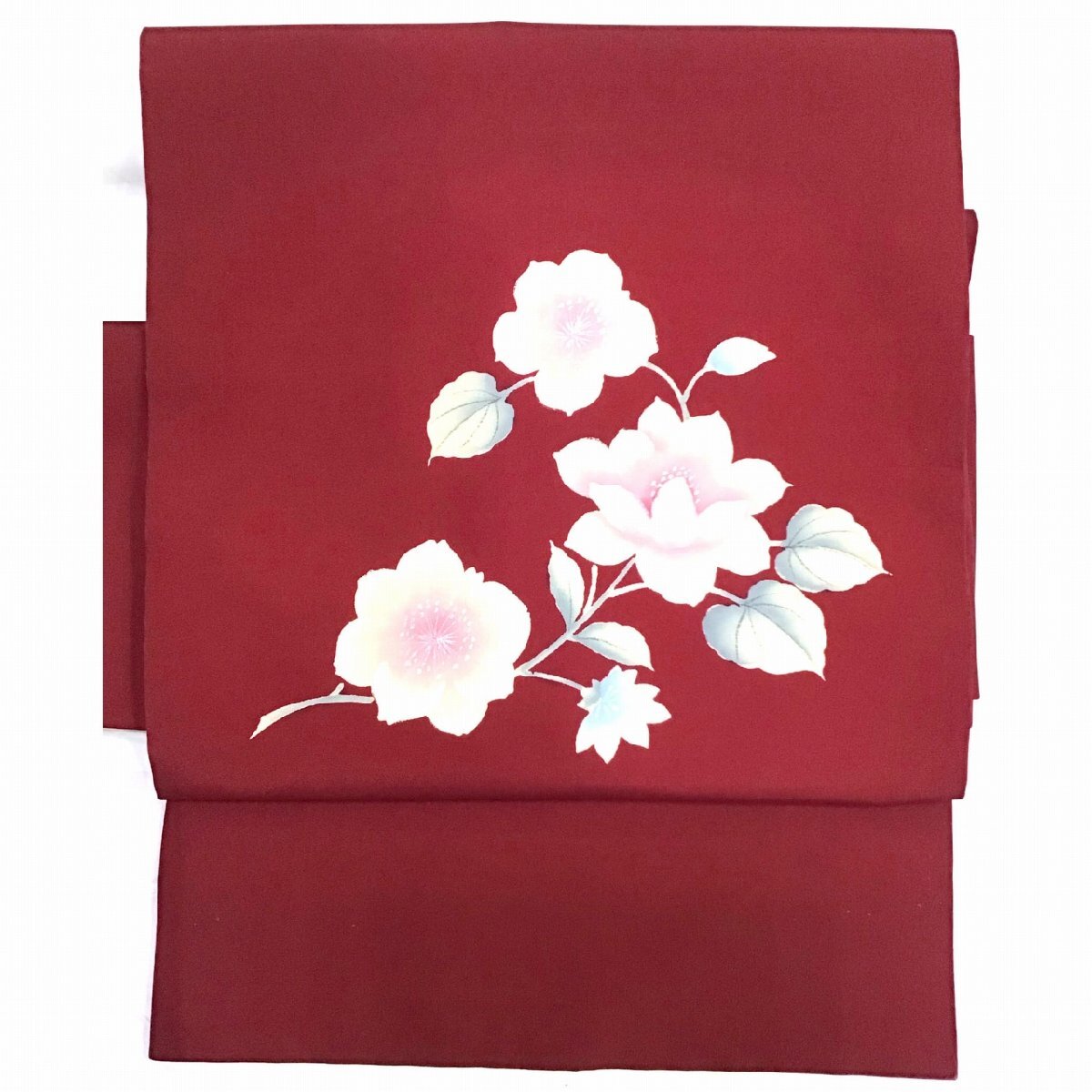 名古屋帯・桜・赤系地・No.200701-1429・梱包サイズ60拍卖