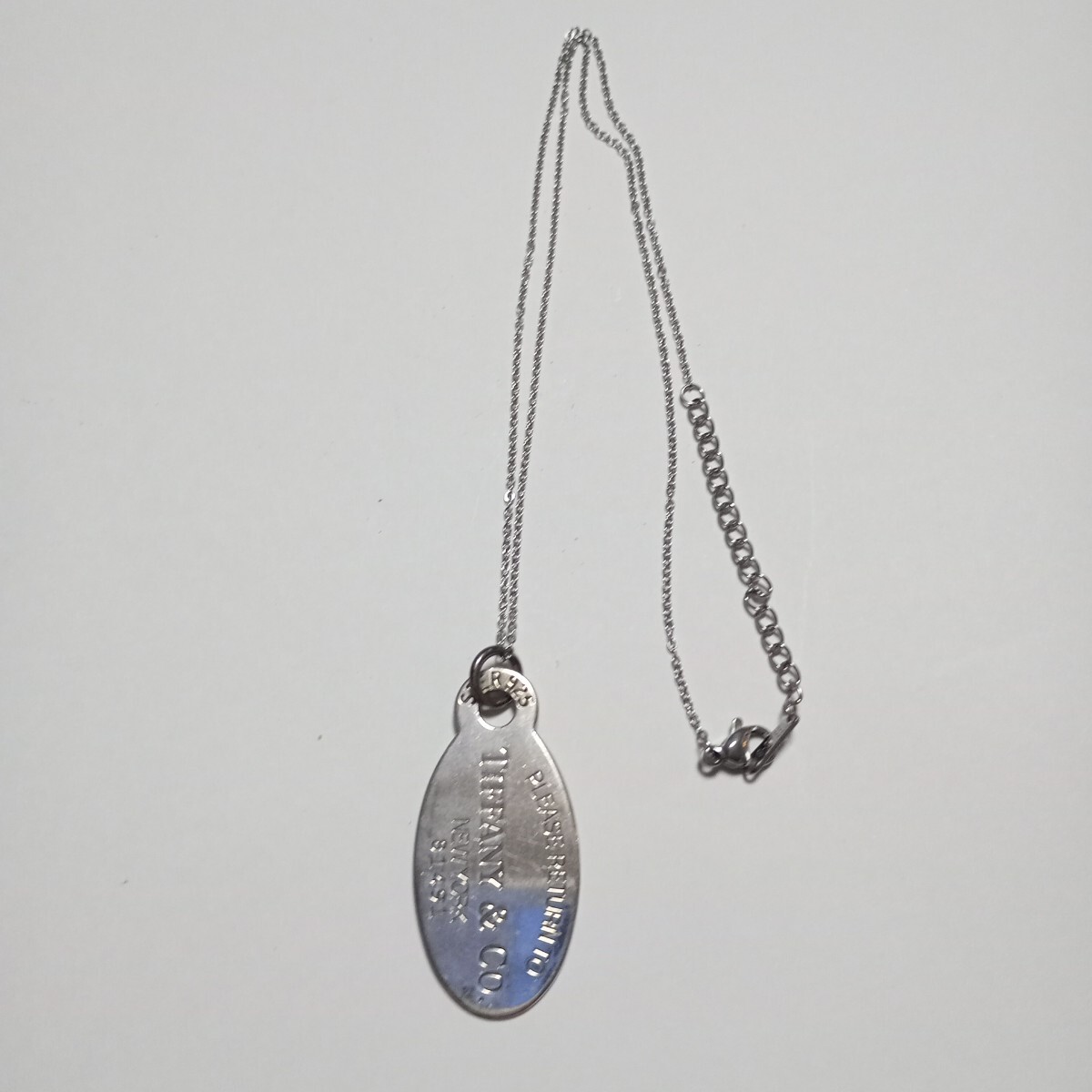 TIFFANY&Co. ティファニー ネックレス リターントウ オーバルタグ【ZN3800pgat】拍卖