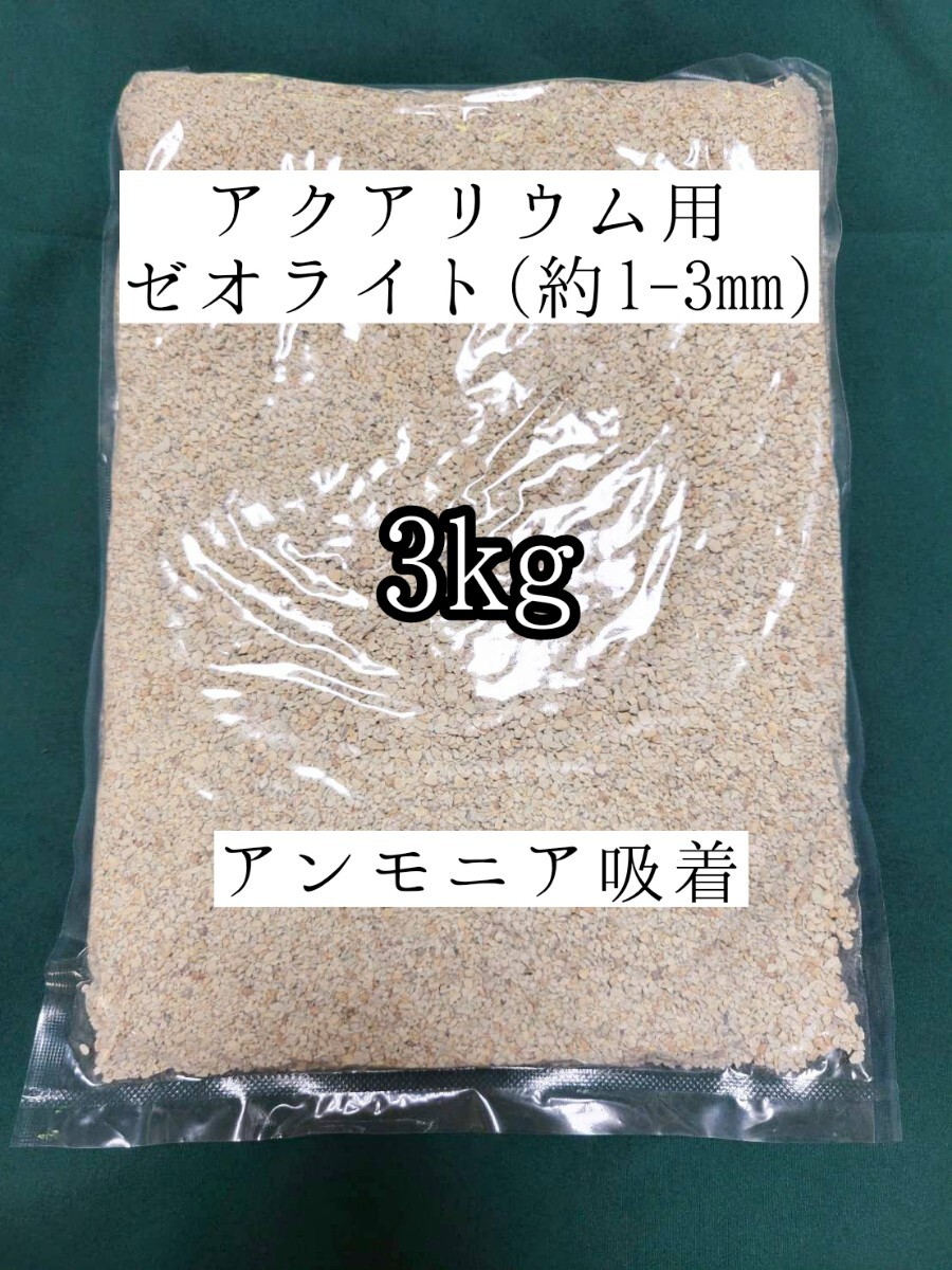 アクアリウム用ゼオライト3kg アンモニア吸着 メダカ 金魚 ザリガニ 亀 ベタ 熱帯魚拍卖
