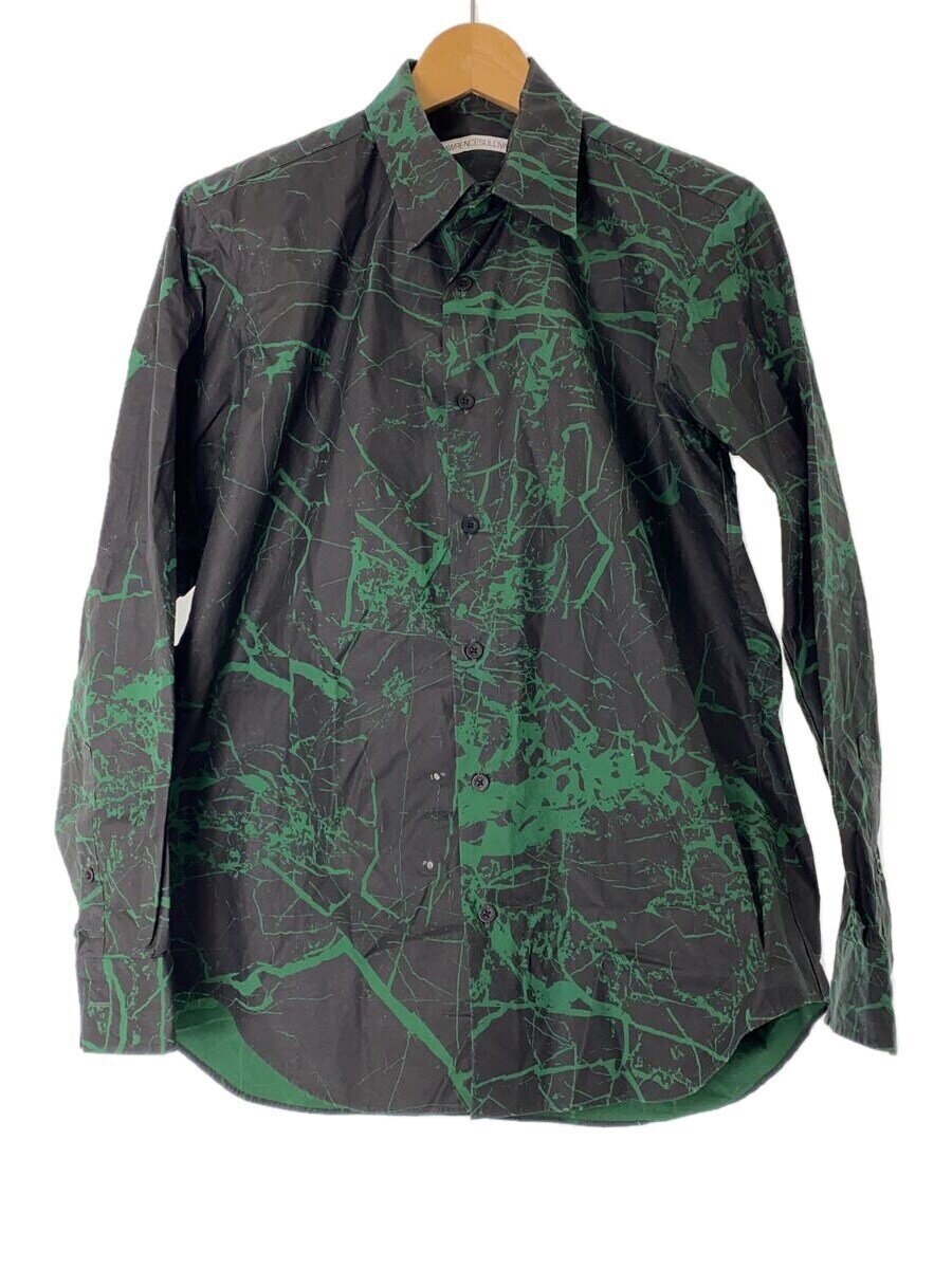 JOHN LAWRENCE SULLIVAN◆長袖シャツ/34/コットン/GRN/3b00316-33拍卖