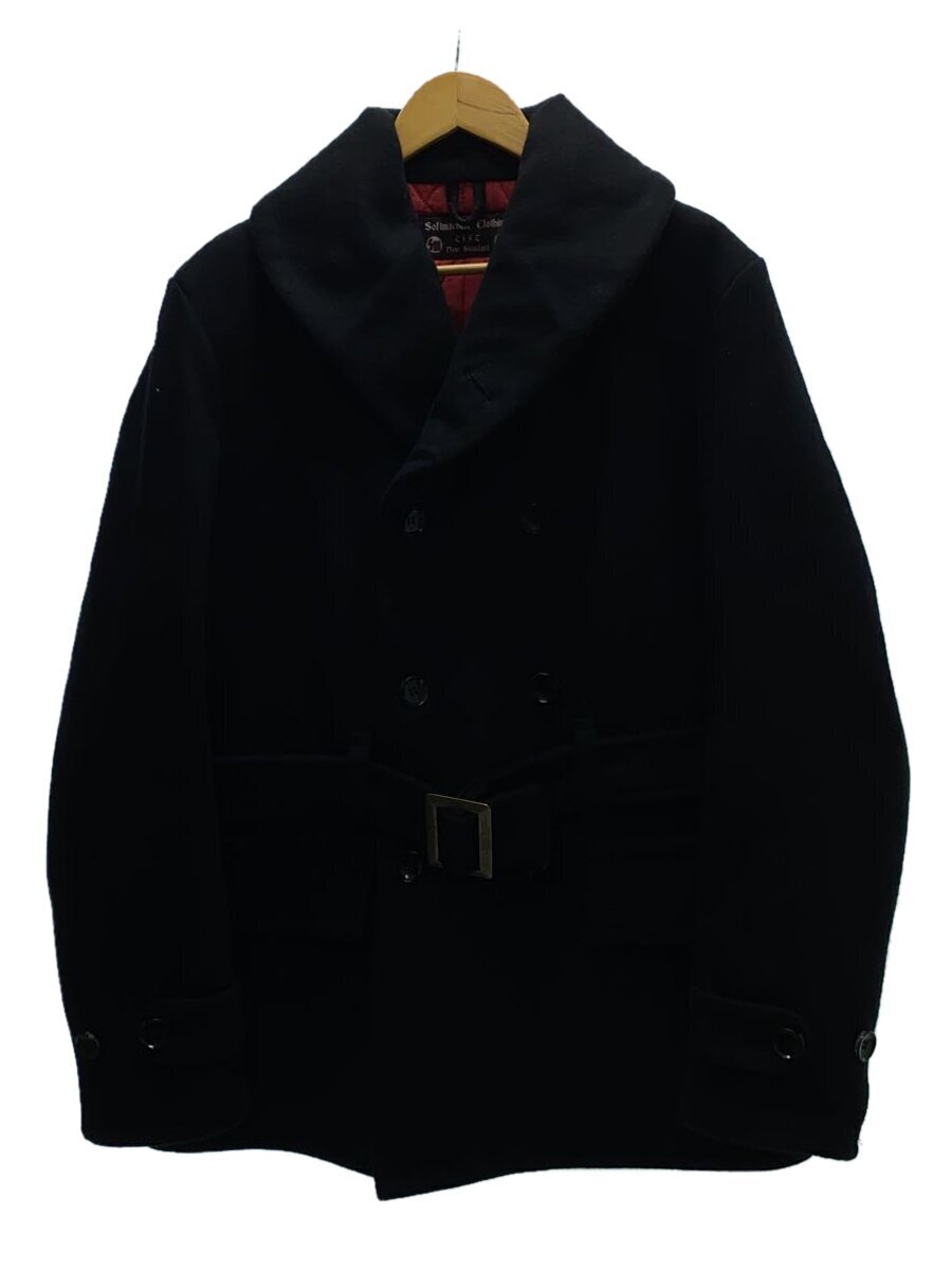 SOFT MACHINE◆ピーコート/XL/ウール/BLK/無地拍卖