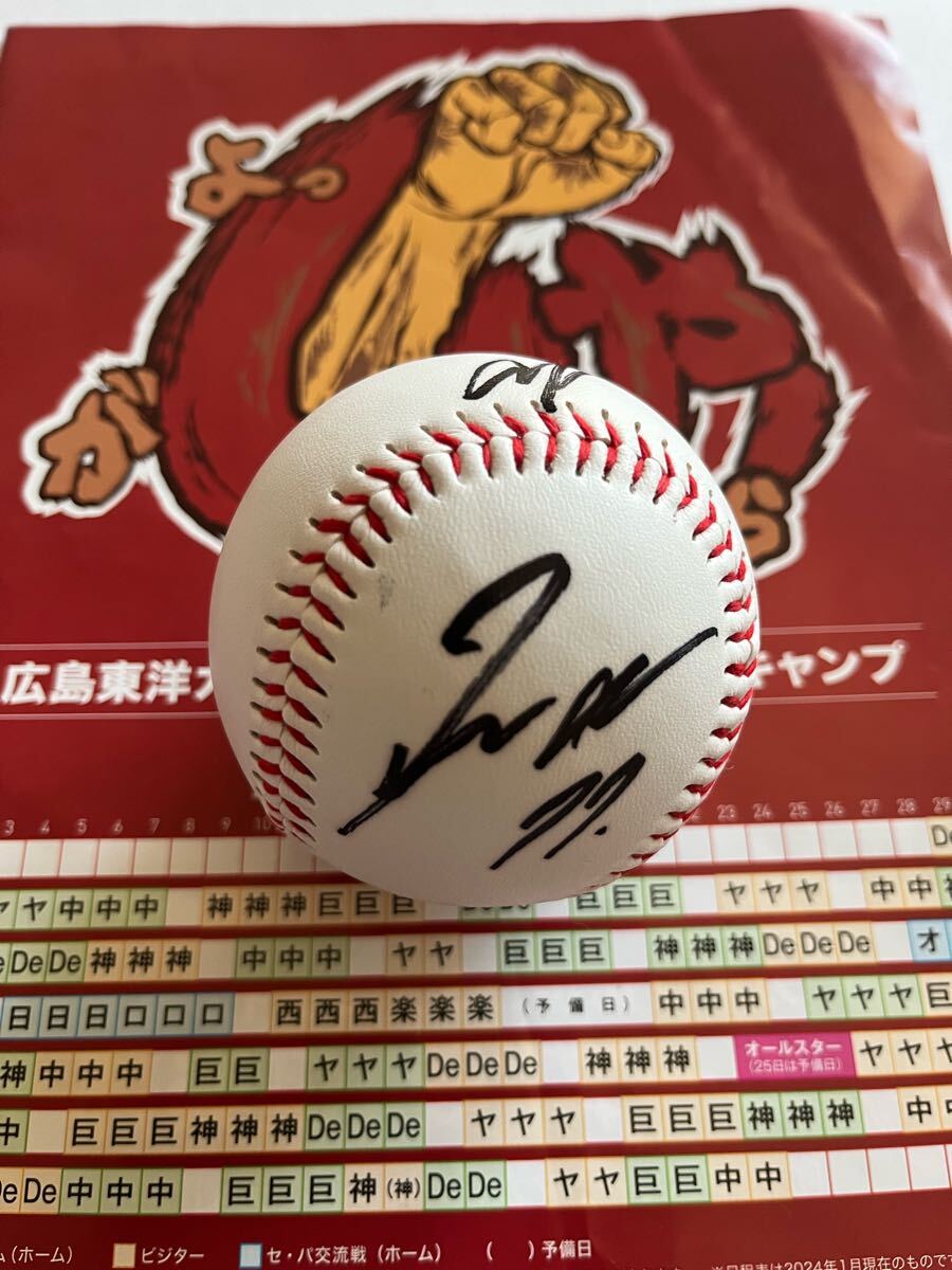 【日南キャンプ】広島東洋カープ #97 中村貴浩 直筆サインボール 沖縄キャンプ拍卖