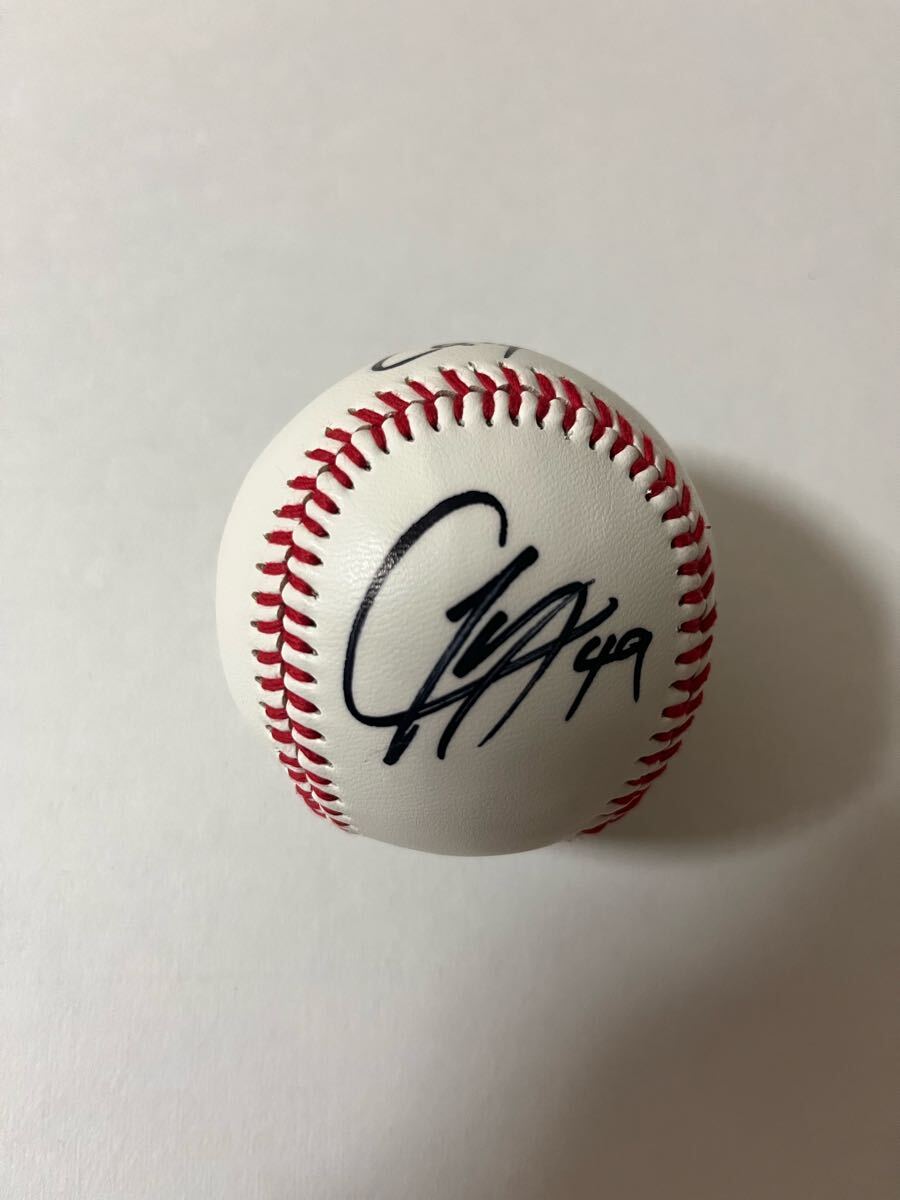 広島東洋カープ #49 戸根千明 直筆サインボール拍卖