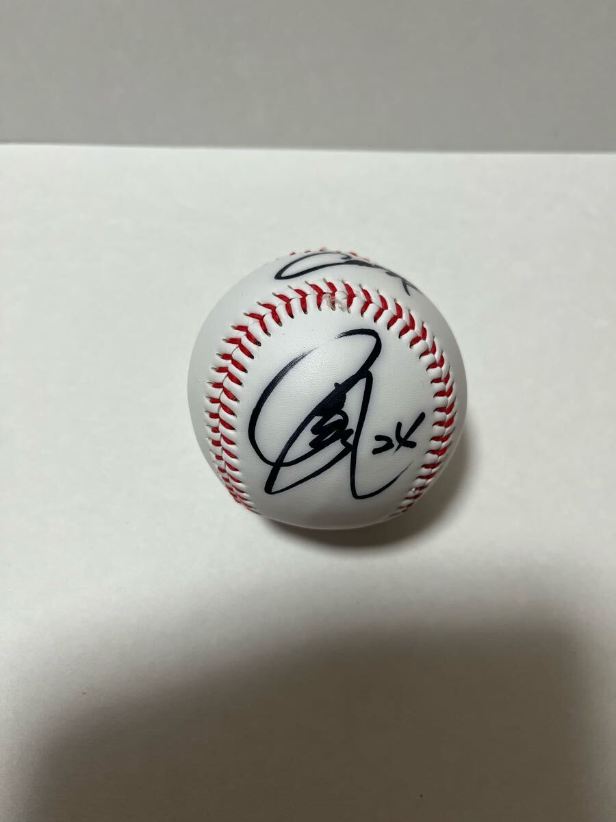 広島東洋カープ #24 横山弘樹 直筆サインボール拍卖