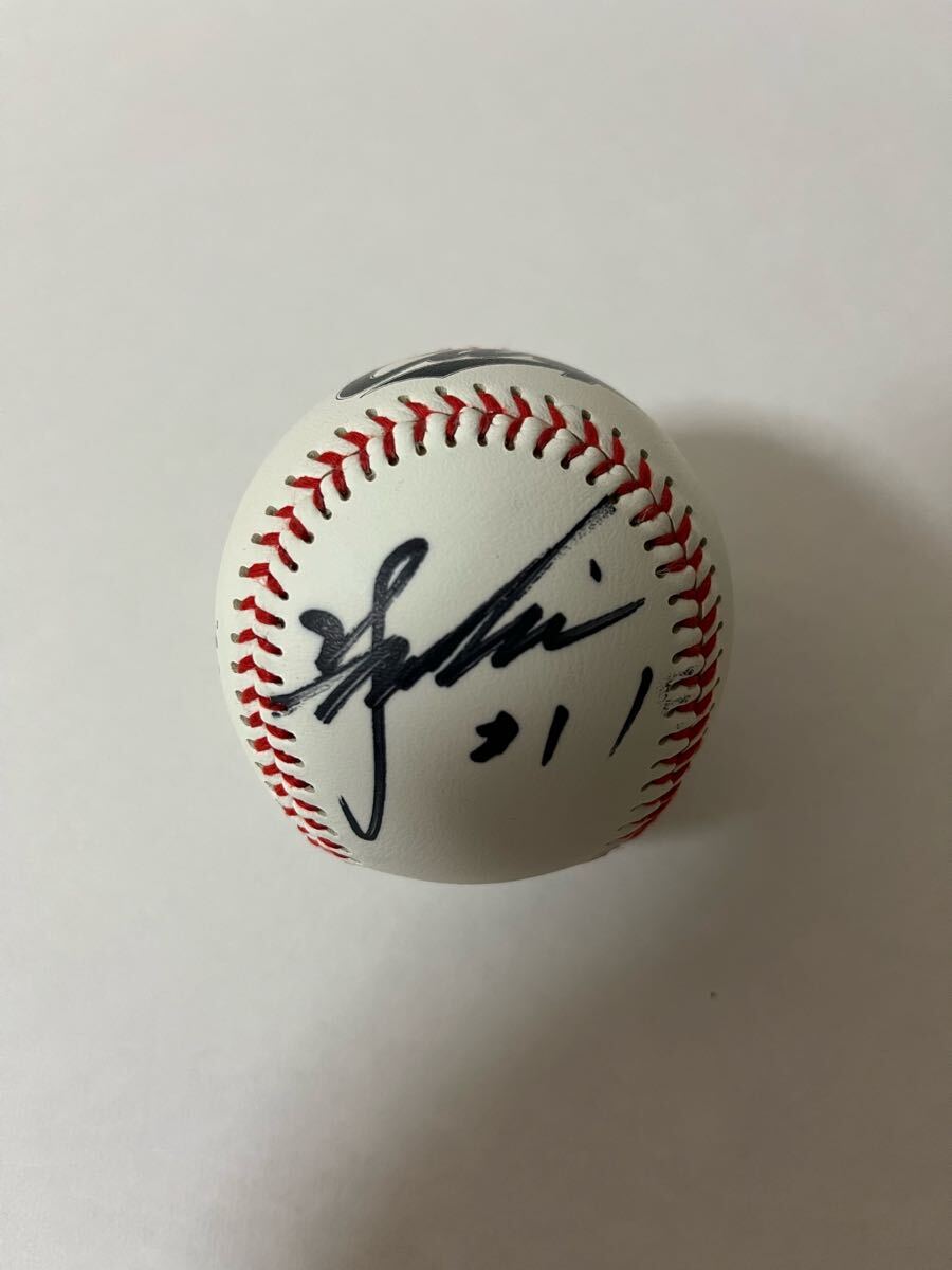 【非売品】広島東洋カープ #11 福井優也 試合前投げ込み直筆サインボール 投げ入れ Asahiロゴ アサヒスーパードライ拍卖