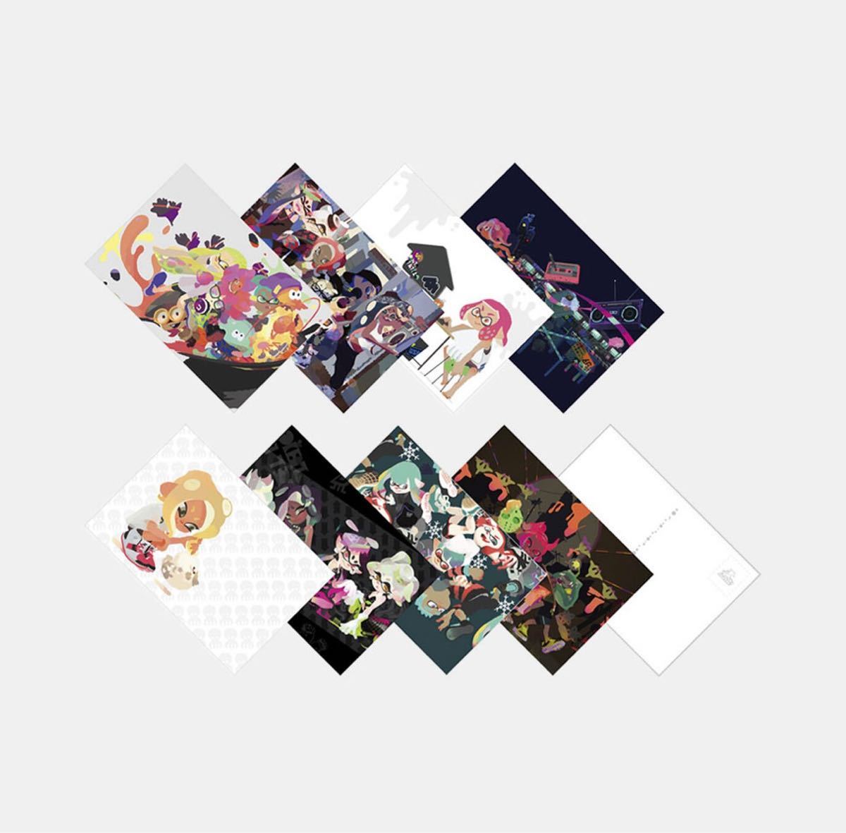 新品 未開封 任天堂 スプラトゥーン2 イカすポストカードコレクション 8種 プラチナ ポイント交換 グッズ スプラ ハガキ 最安送料140円拍卖