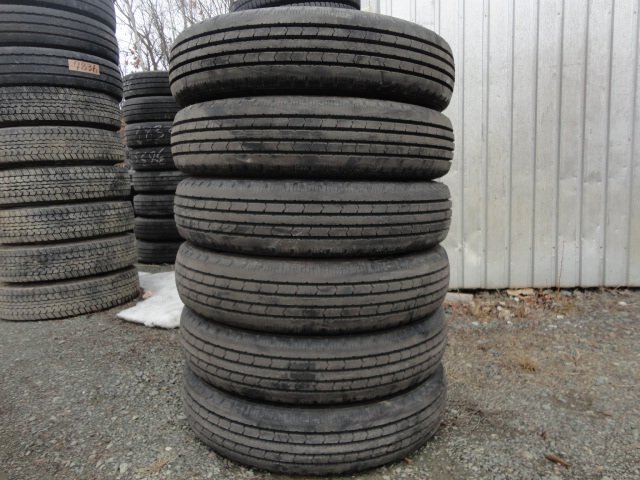 ●8177 夏 イボ付10分山 ブリヂストン R202 205/80R17.5 120/118N LT 6本 2024年製拍卖