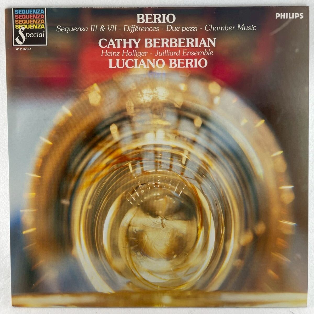 蘭PHILIPS412029-1/キャシー・バーベリアンハインツ・ホリガーらのベリオ:セクエンツァ III & VII/ディフェレンツェ/2つの小品/B150拍卖