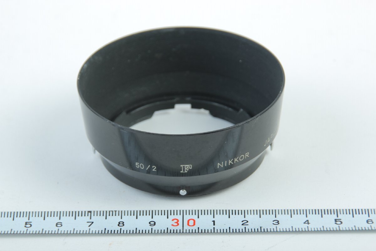 ※ フィルター装着径52mm 純正品 Nikon ニコン 金属 メタル レンズフード Nikon F ニコンF NIKKOR ニッコール 50mm f2用 c1127拍卖