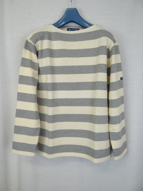 saintjames セントジェームス 新品未使用 ecru/gris フランス製 T3サイズ拍卖