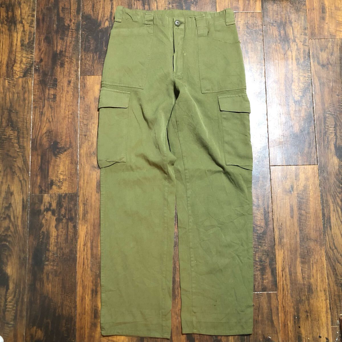 オーストリア軍 Austrian Army コンバットパンツ カーキ ファーティーグカーゴパンツ ミリタリー ヴィンテージ 古着拍卖