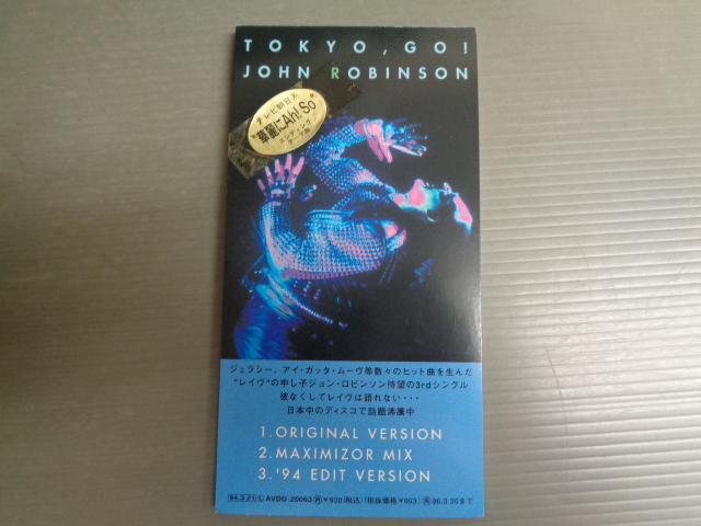 *ジョン・ロビンソン JOHN ROBINSON/トーキョー、ゴー! TOKYO, GO!★8cmCD拍卖