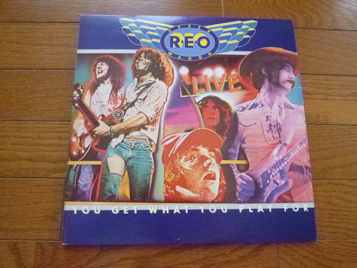 LP R.E.O.・スピードワゴン ライブ R. E. O. SPEEDWAGON / YOU GET WHAT YOU PLAY FOR 2枚組拍卖