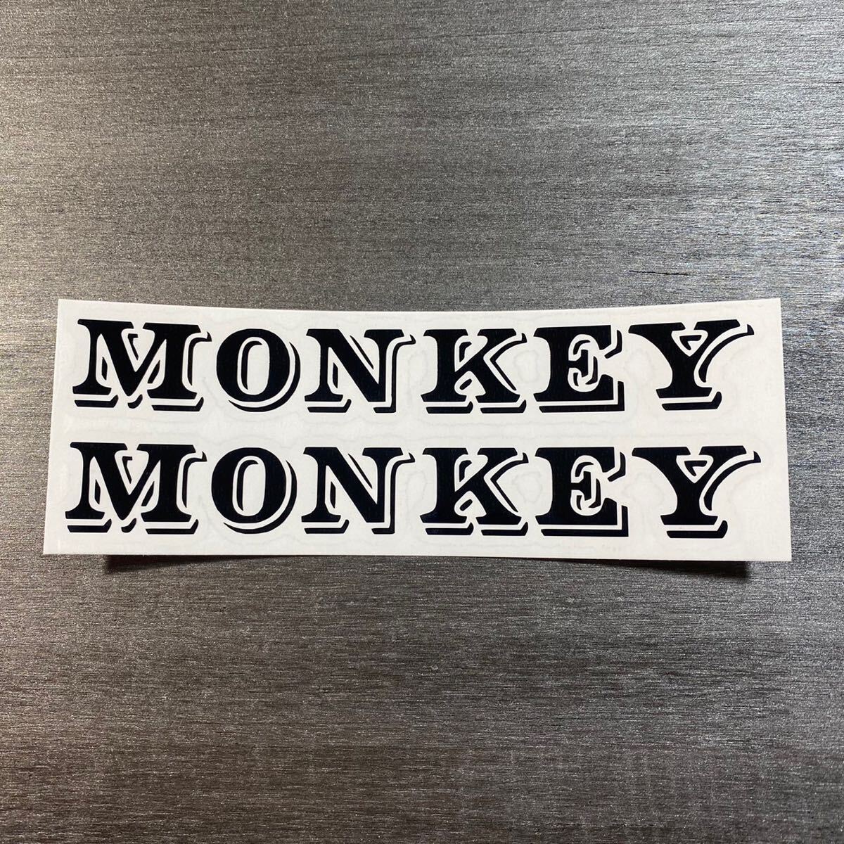 HONDA MONKEY モンキー カッティングステッカー オリジナル 2枚セット 送料無料拍卖
